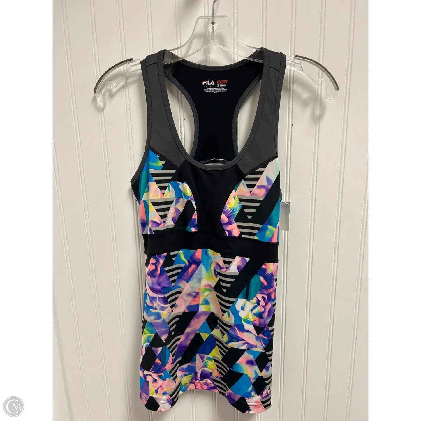 Athletic Tank Top By Fila In Multi-colored, Size: S