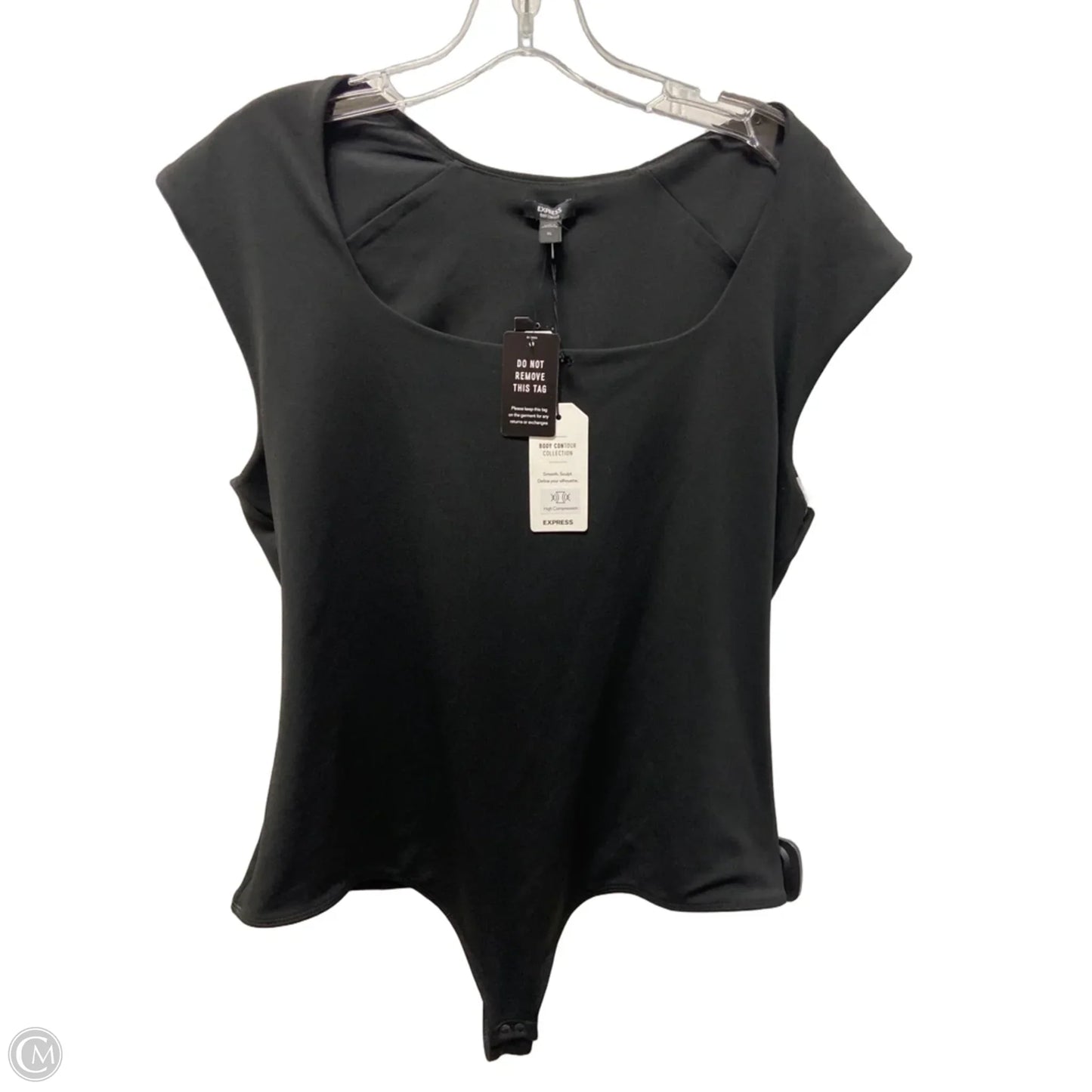 Bodysuit By Express In Black, Size: Xl