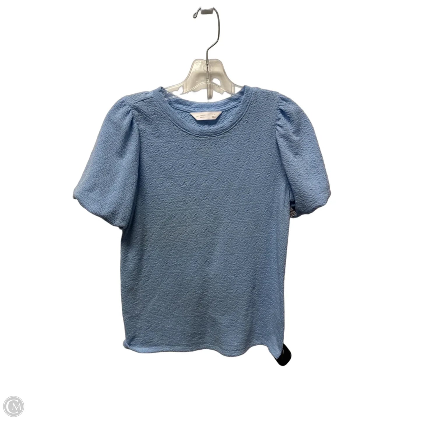 Top Short Sleeve By Lc Lauren Conrad In Blue, Size: S