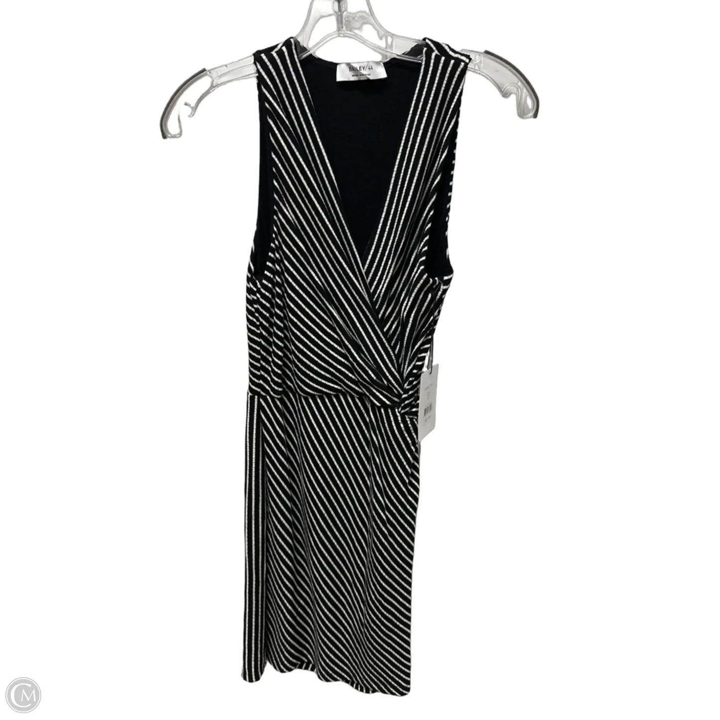 Dress Casual Midi By Bailey 44 In Black & White, Size: M