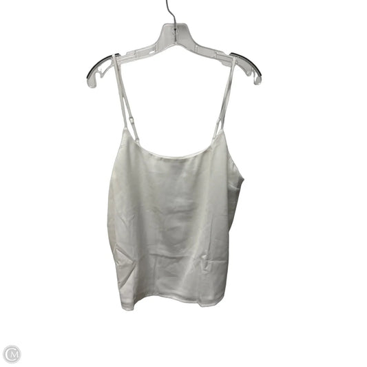 Top Sleeveless By Asos In White, Size: M