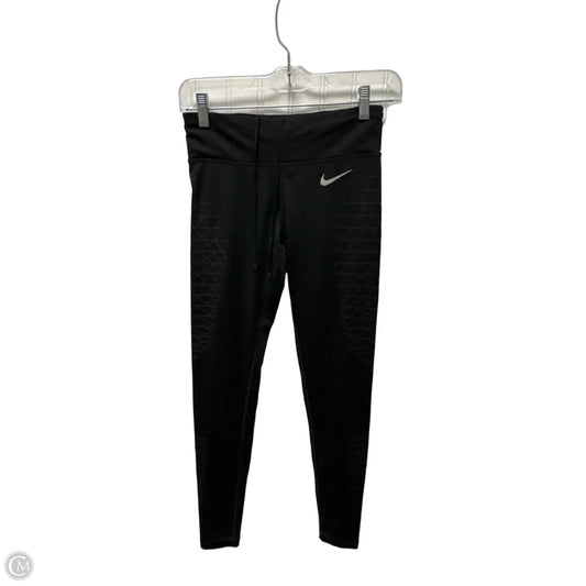 Athletic Leggings By Nike In Black, Size: Xs