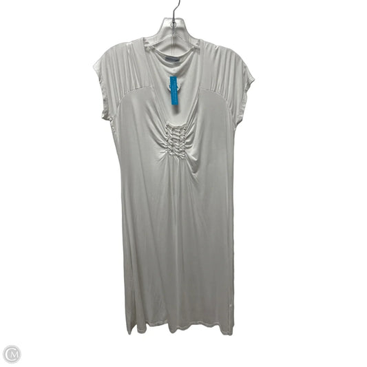 Dress Casual Maxi By Fresh Produce In White, Size: Xl