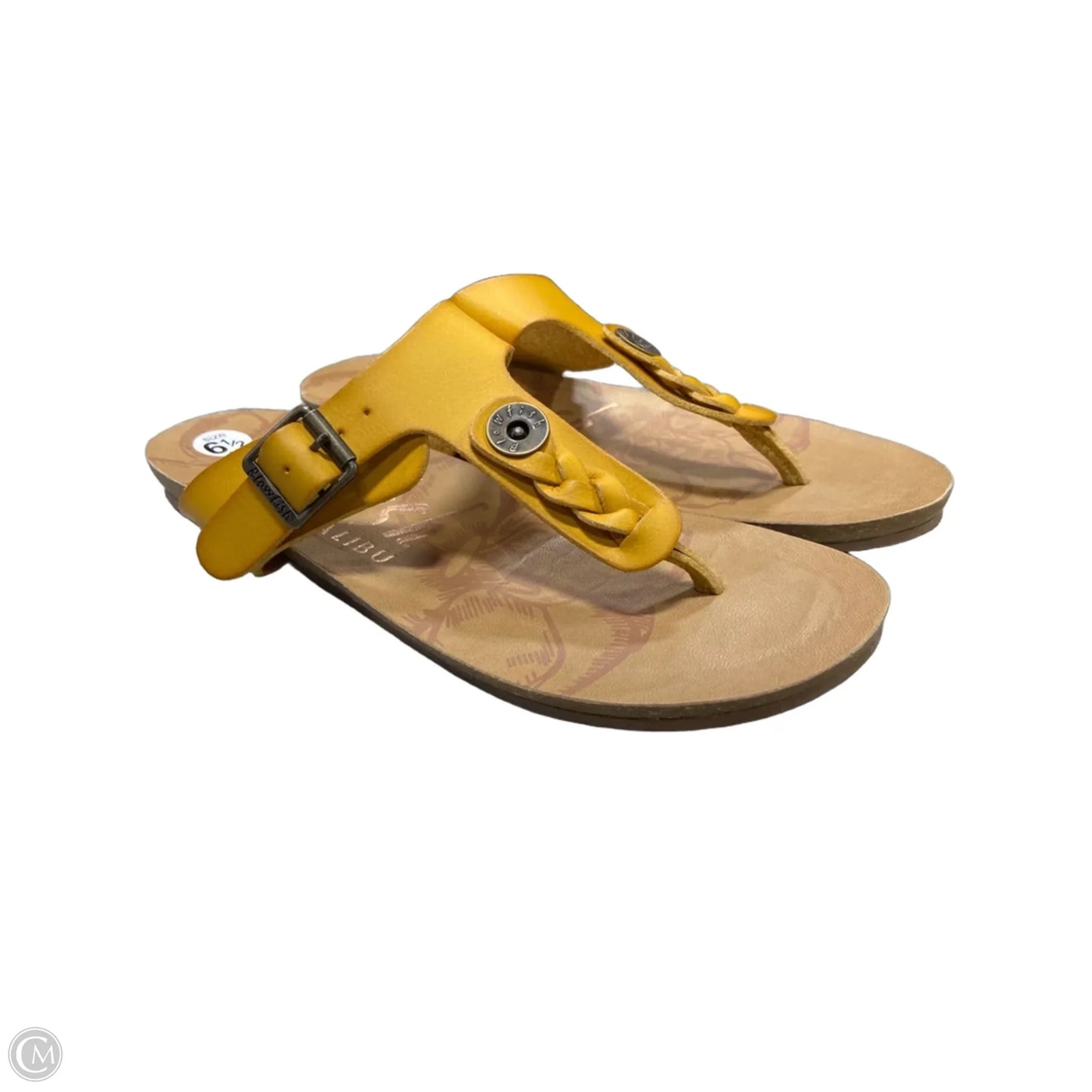 Sandals Flats By Blowfish In Yellow, Size: 6.5
