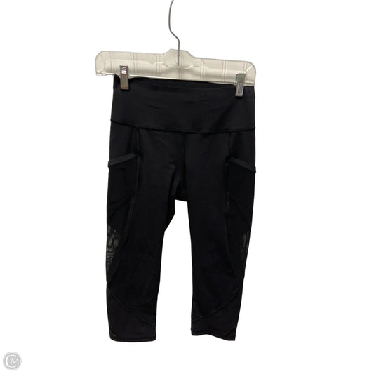 Athletic Capris By Lululemon In Black, Size: S