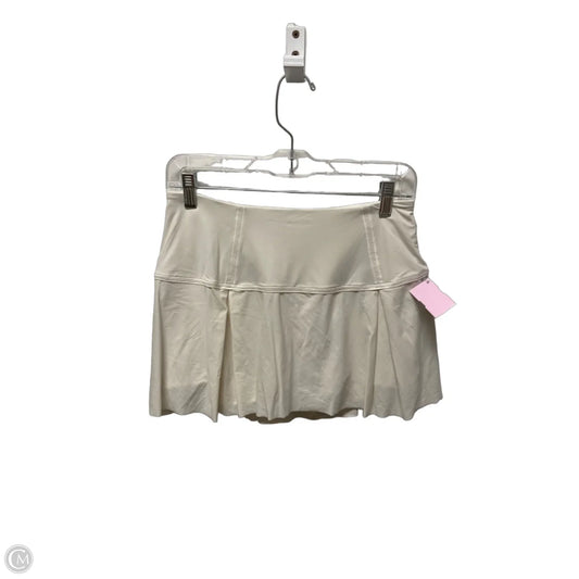Athletic Skort By Lululemon In White, Size: S