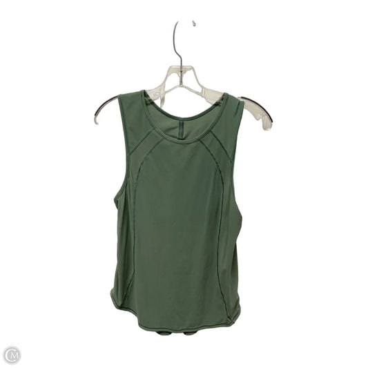 Athletic Tank Top By Lululemon In Green, Size: S