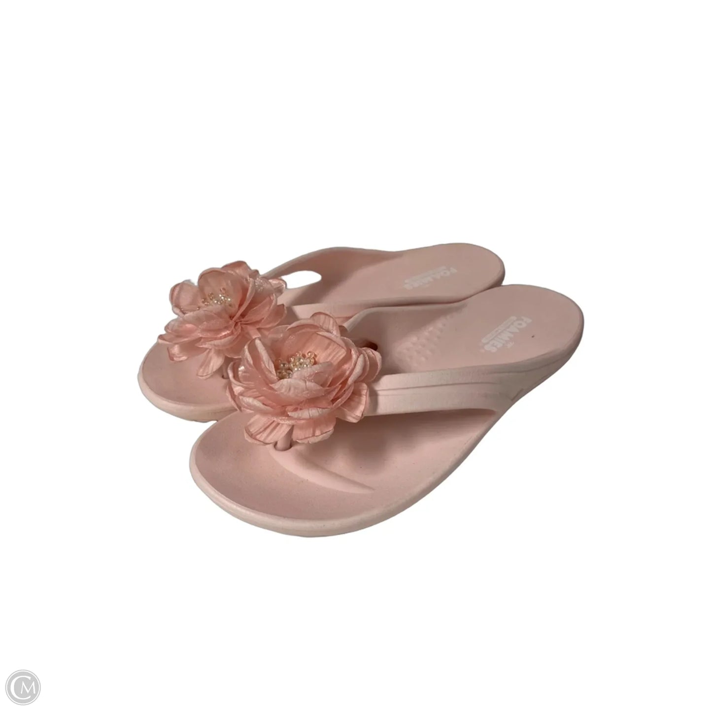 Sandals Flip Flops By Skechers In Pink, Size: 9