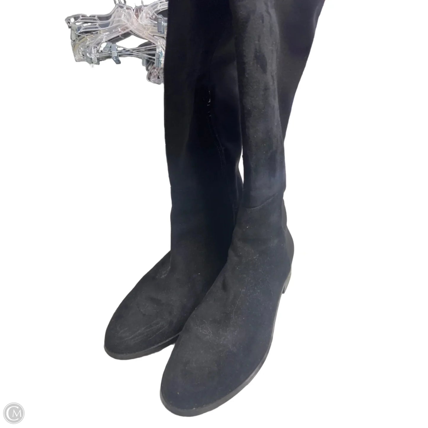 Boots Knee Heels By J. Crew In Black, Size: 7