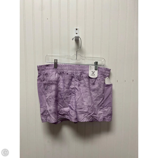 Athletic Shorts By Xersion In Purple, Size: Xl