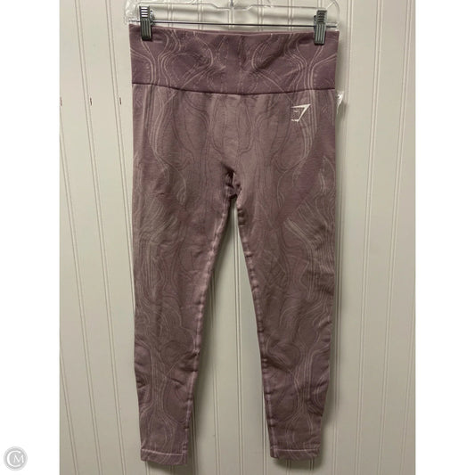 Athletic Capris By Gym Shark In Pink, Size: M