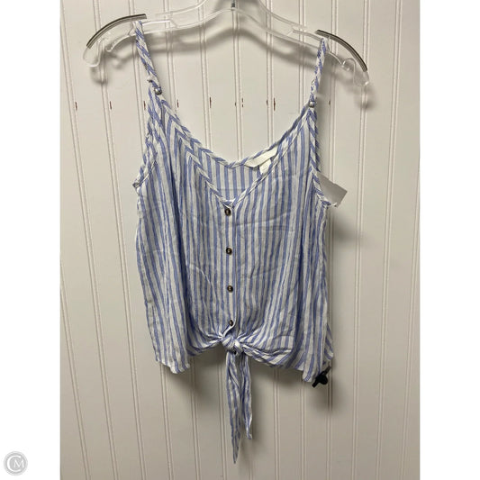 Top Sleeveless By H&m In Striped Pattern, Size: M
