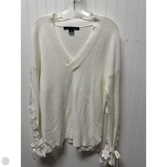Sweater By French Connection In White, Size: Xs