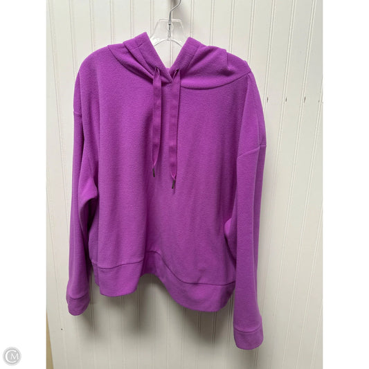 Jacket Fleece By Xersion In Purple, Size: 1x