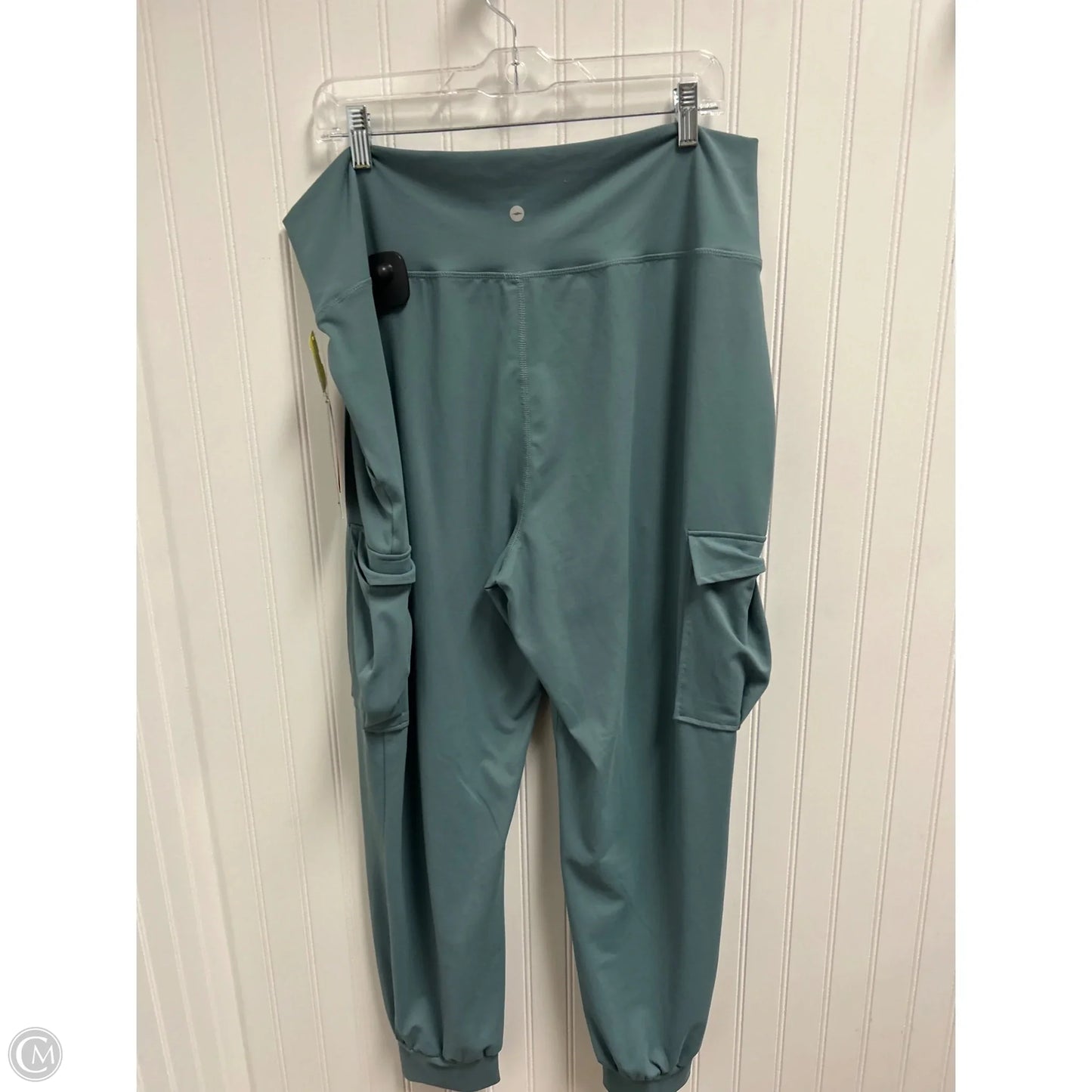 Athletic Leggings By Avia In Green, Size: 1x