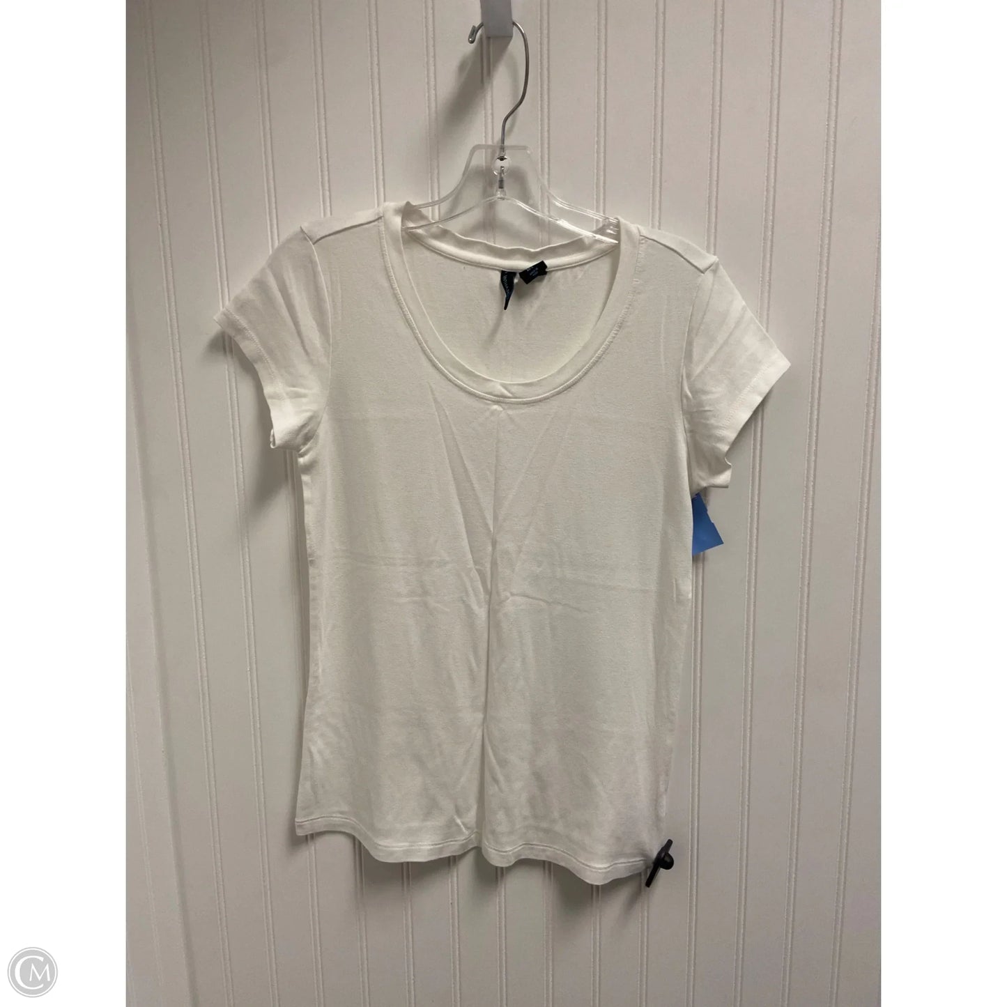 Top Short Sleeve By Cynthia Rowley In White, Size: L