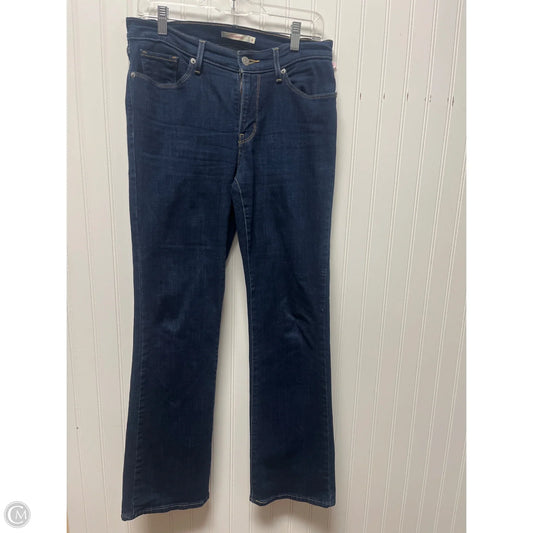 Jeans Boot Cut By Levis In Blue Denim, Size: 6