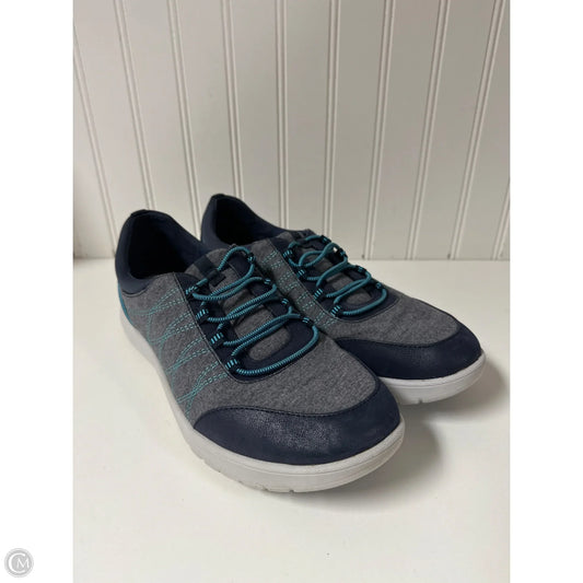 Shoes Athletic By Clarks In Blue, Size: 10
