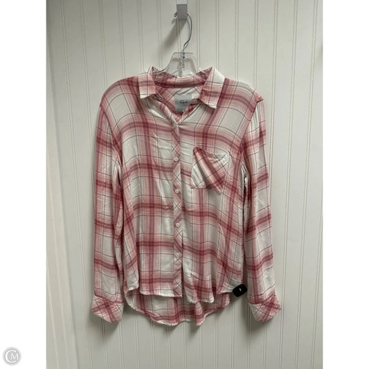 Top Long Sleeve By Rails In Pink, Size: Xs