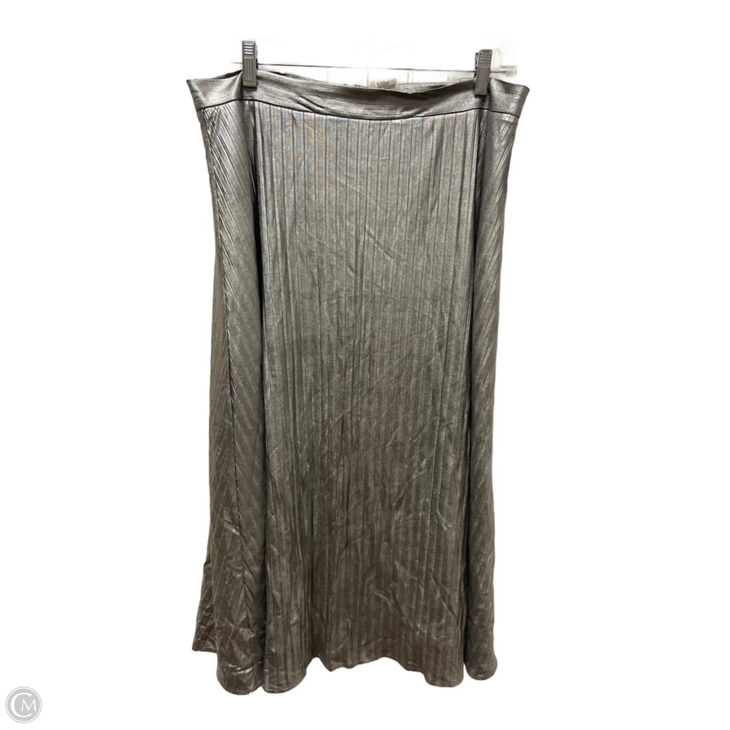 Skirt Maxi By Cremieux In Silver, Size: 12