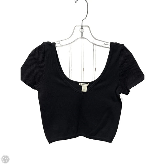 Top Short Sleeve By Bozzolo In Black, Size: S