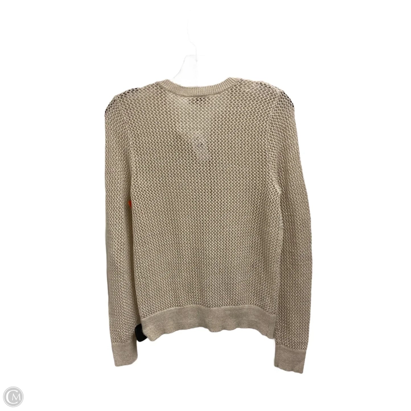 Sweater Cardigan By Loft In Beige, Size: S