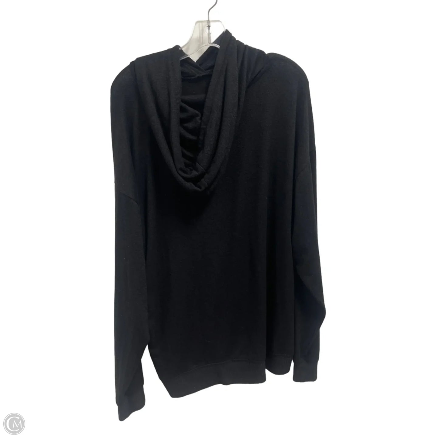 Sweatshirt Hoodie By Lucky Brand In Black, Size: L