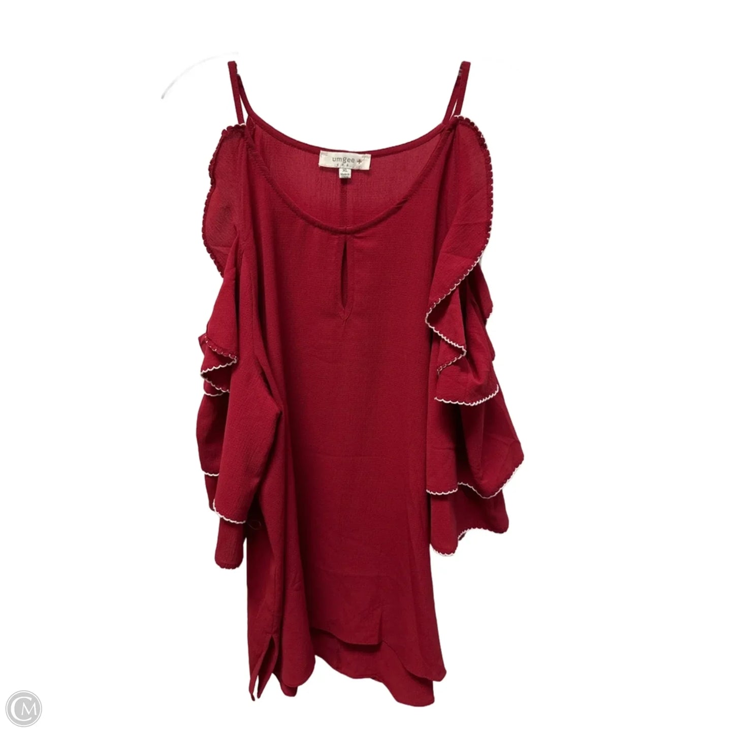 Top Sleeveless By Umgee In Red, Size: Xl