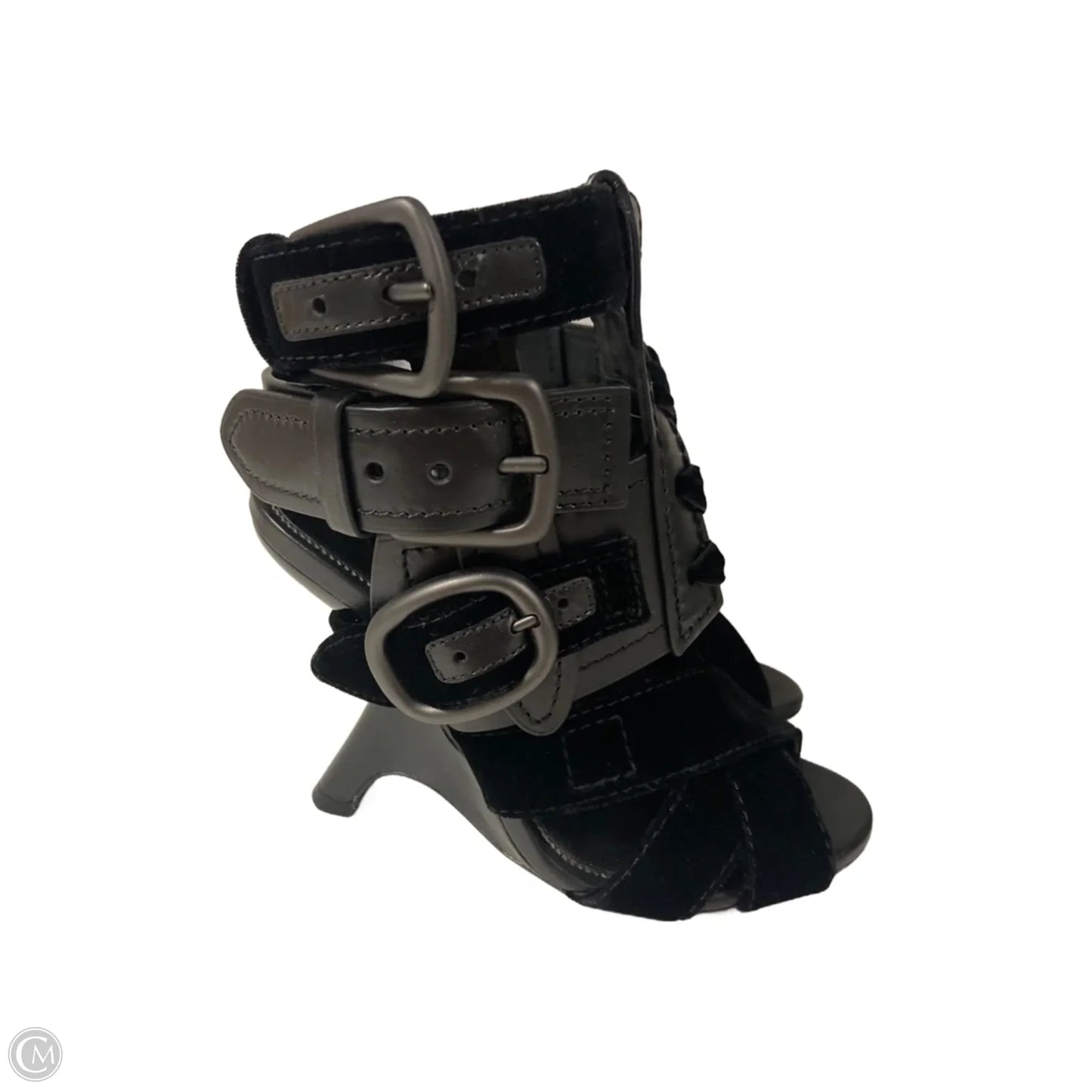 Sandals Luxury Designer By Tom Ford In Black, Size: 6.5