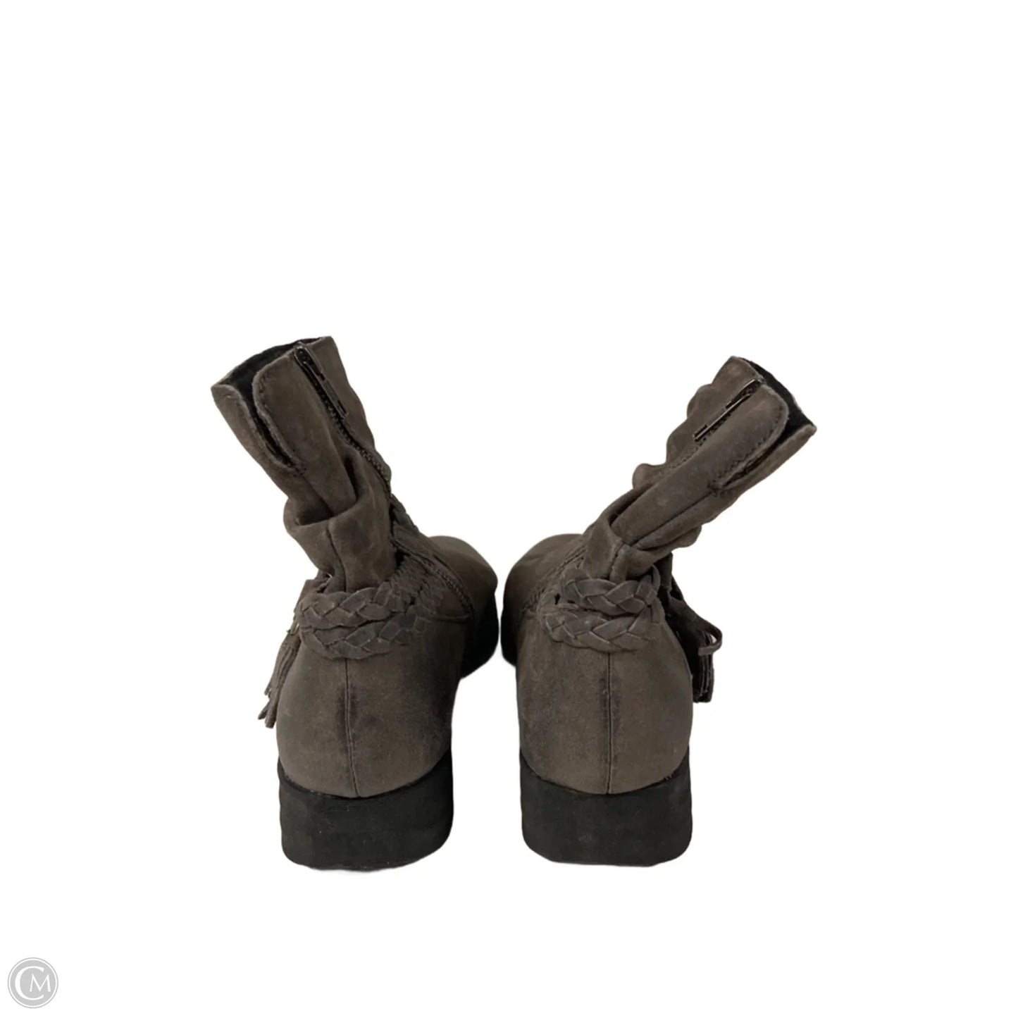 Boots Ankle Heels By Born In Grey, Size: 8.5