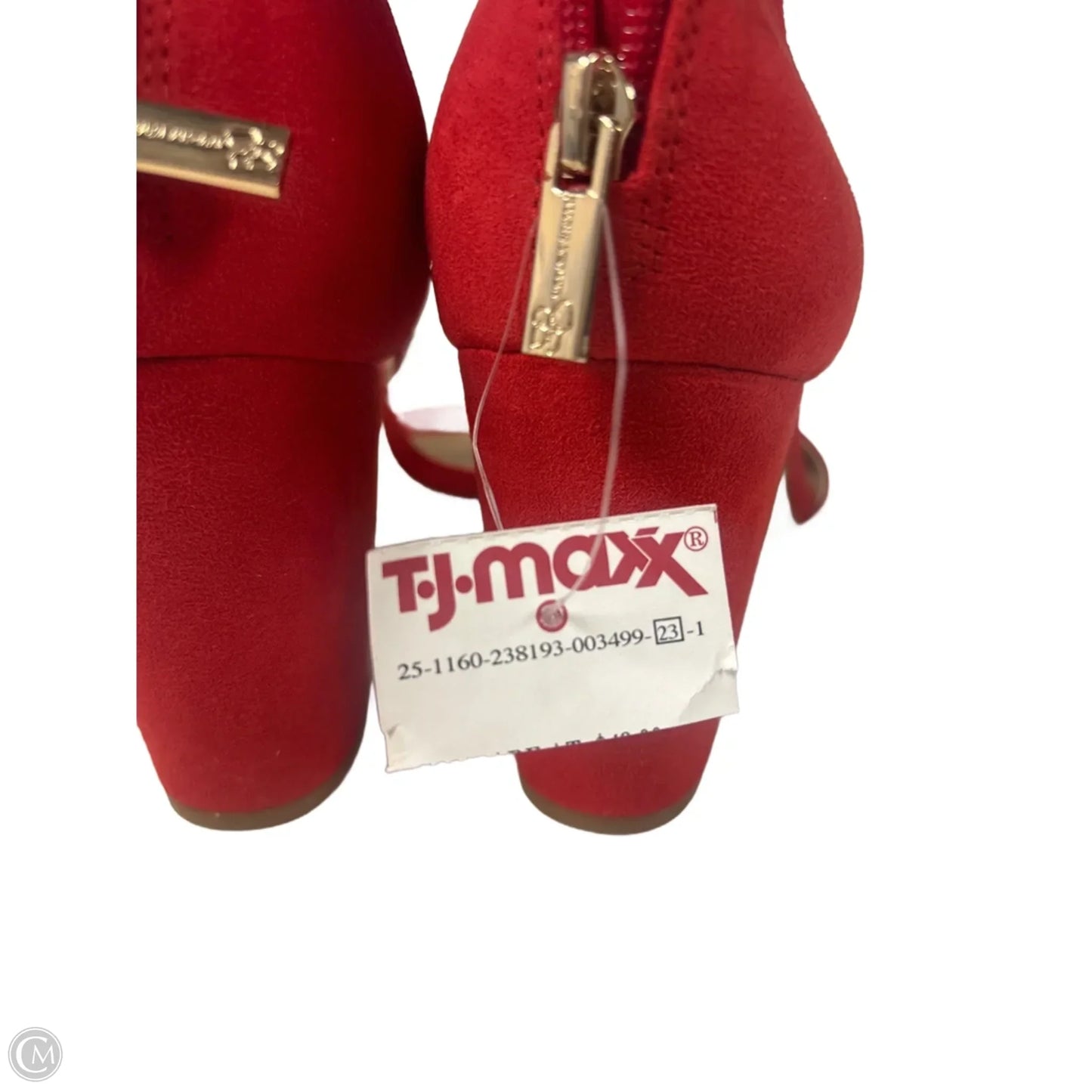 Shoes Heels Block By Jessica Simpson In Red, Size: 10