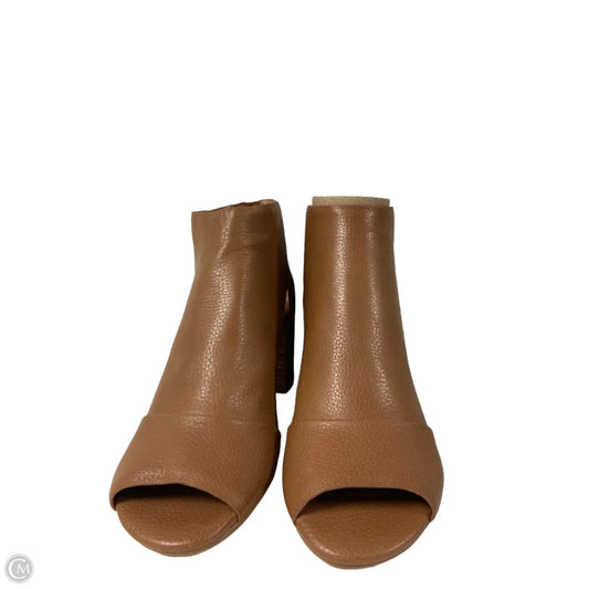 Shoes Heels Block By Gentle Souls In Brown, Size: 9