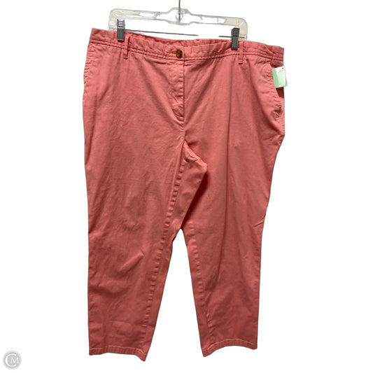 Pants Dress By Talbots In Pink, Size: 18