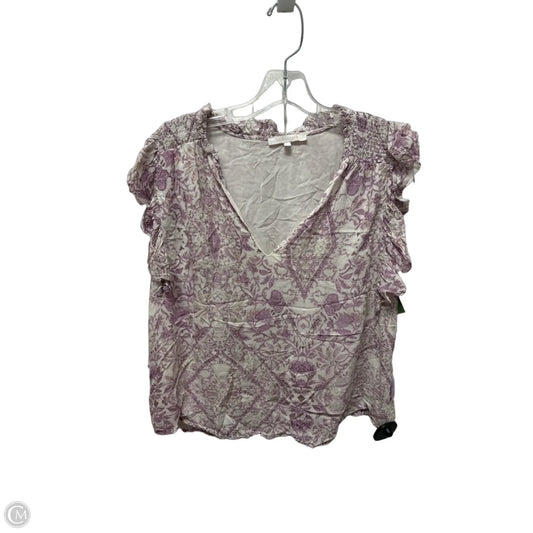Top Sleeveless By Olivaceous In Purple, Size: S