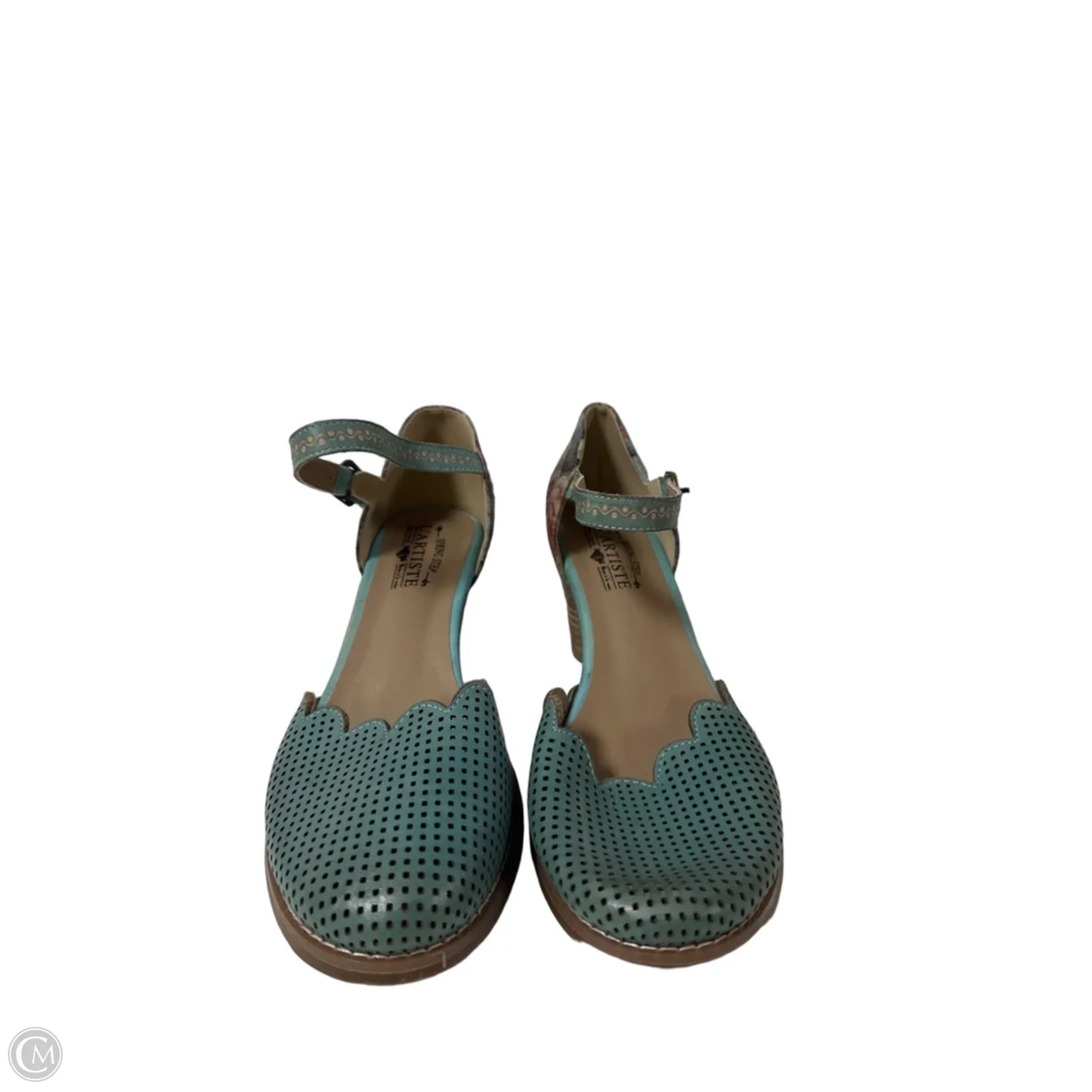 Shoes Heels Block By Clothes Mentor In Blue, Size: 10.5
