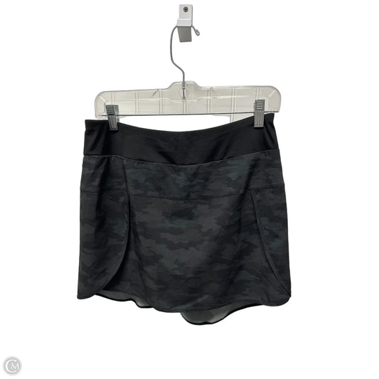 Athletic Skort By Kyodan In Camouflage Print, Size: M