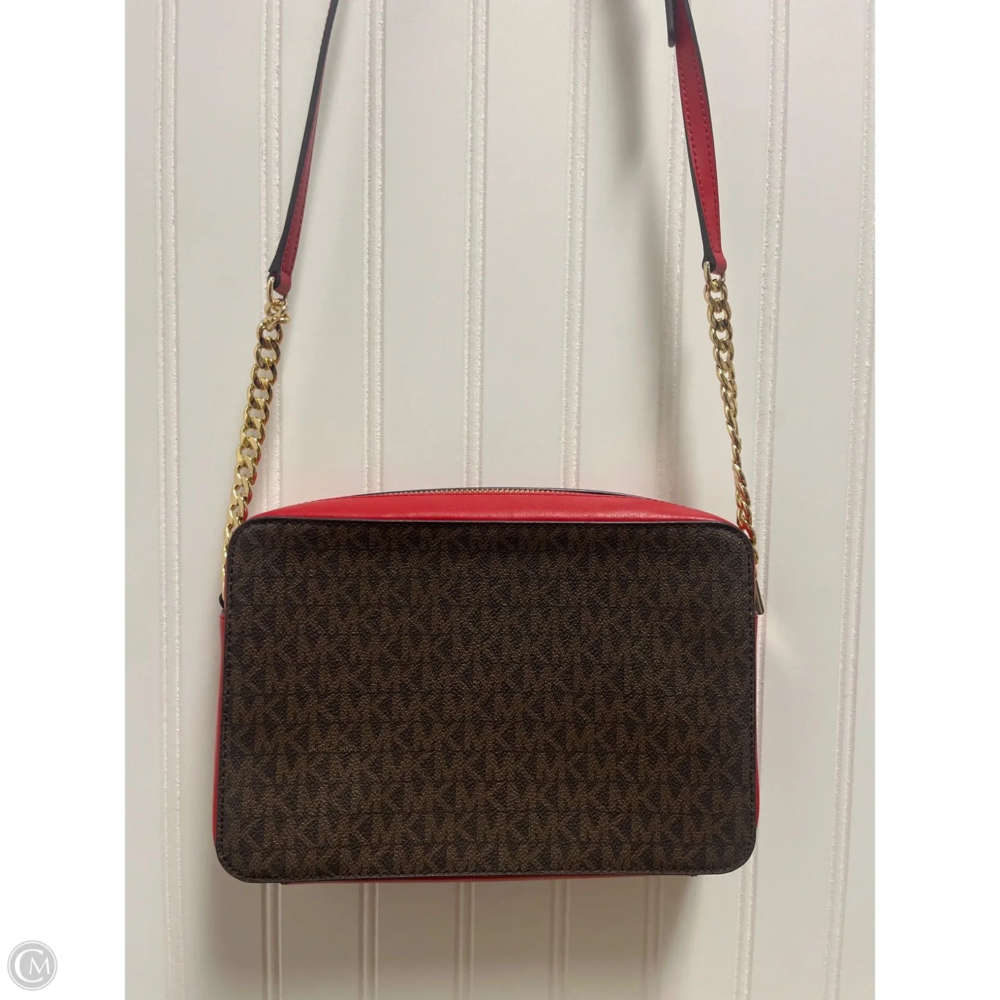 Crossbody Designer By Michael Kors, Size: Large