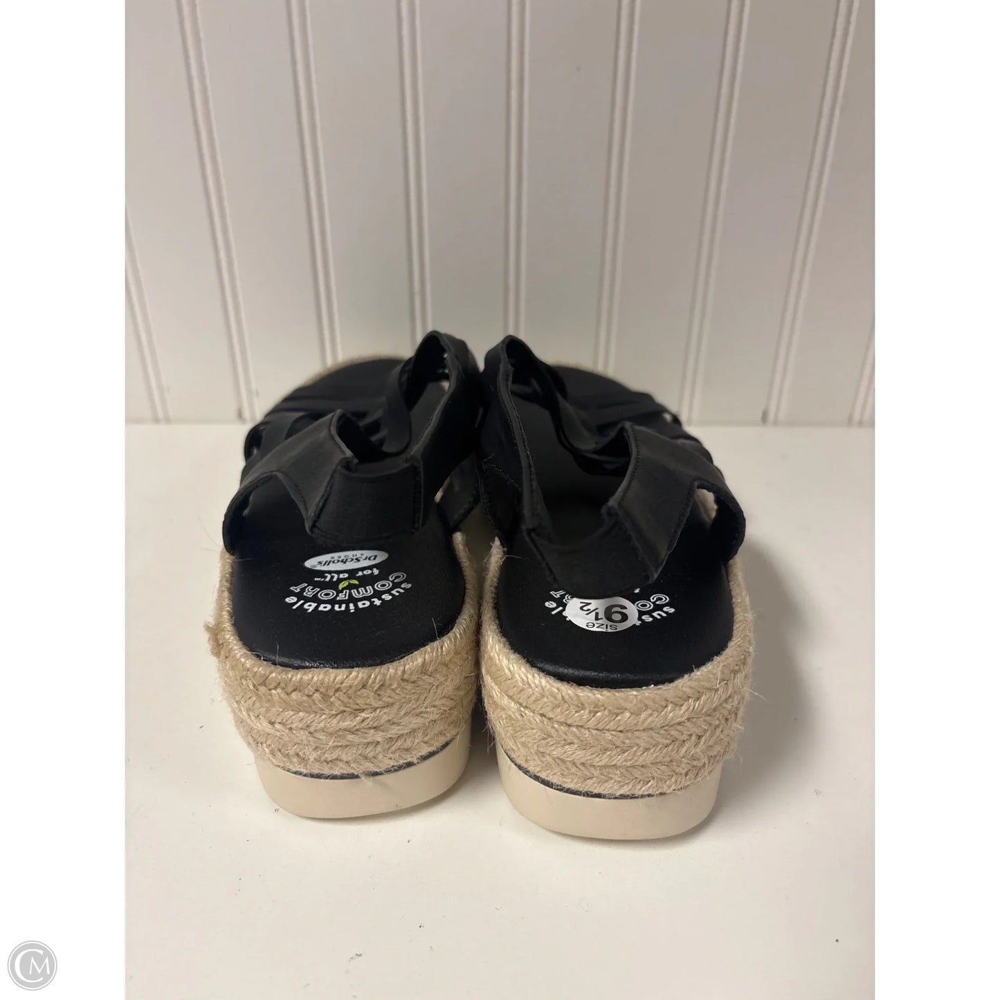 Sandals Heels Platform By Dr Scholls In Black, Size: 9.5