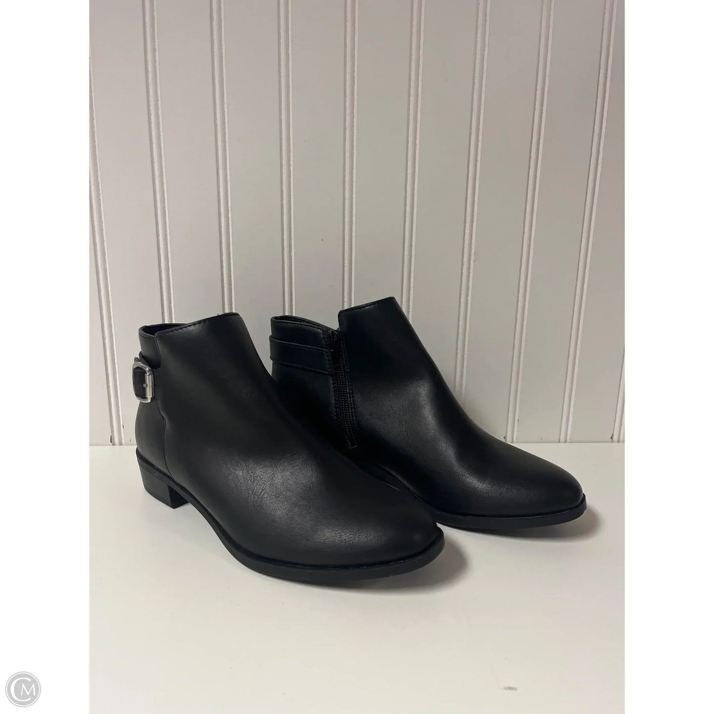 Boots Ankle Heels By St Johns Bay In Black, Size: 6.5