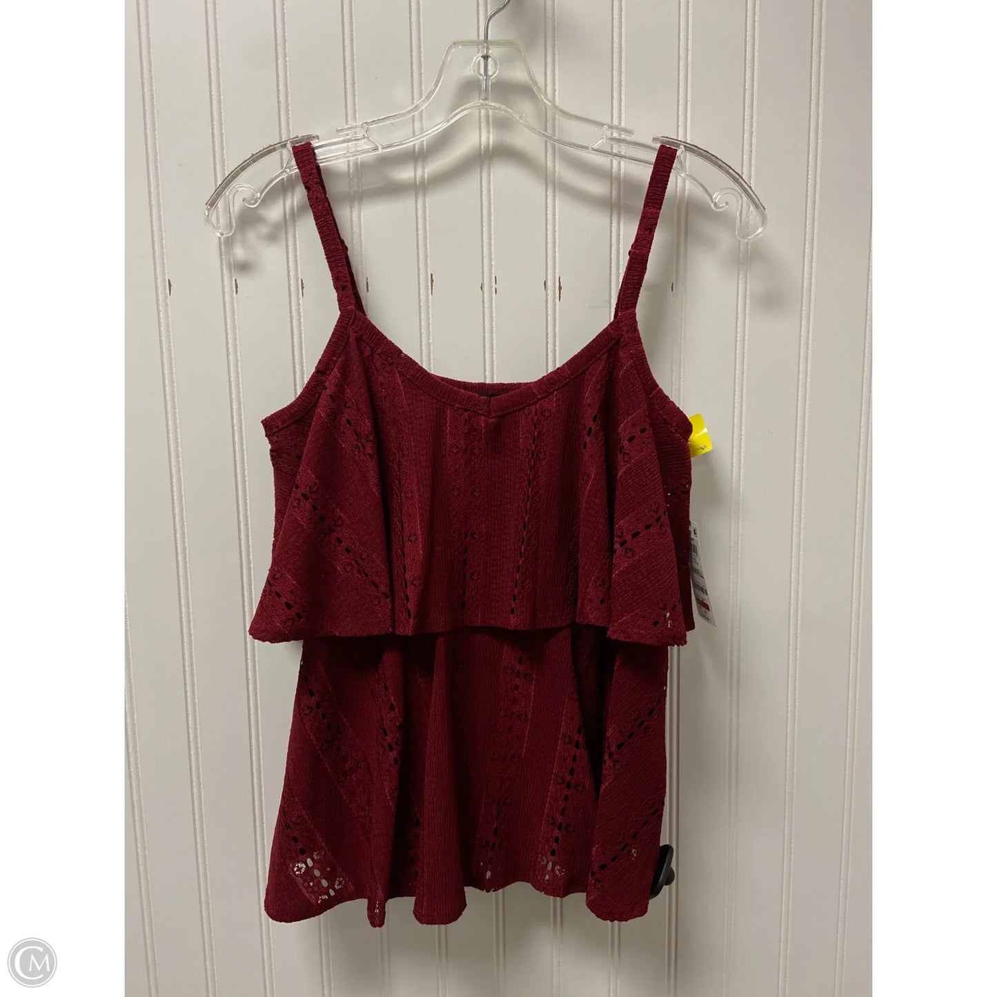 Top Sleeveless By Inc In Red, Size: Xs