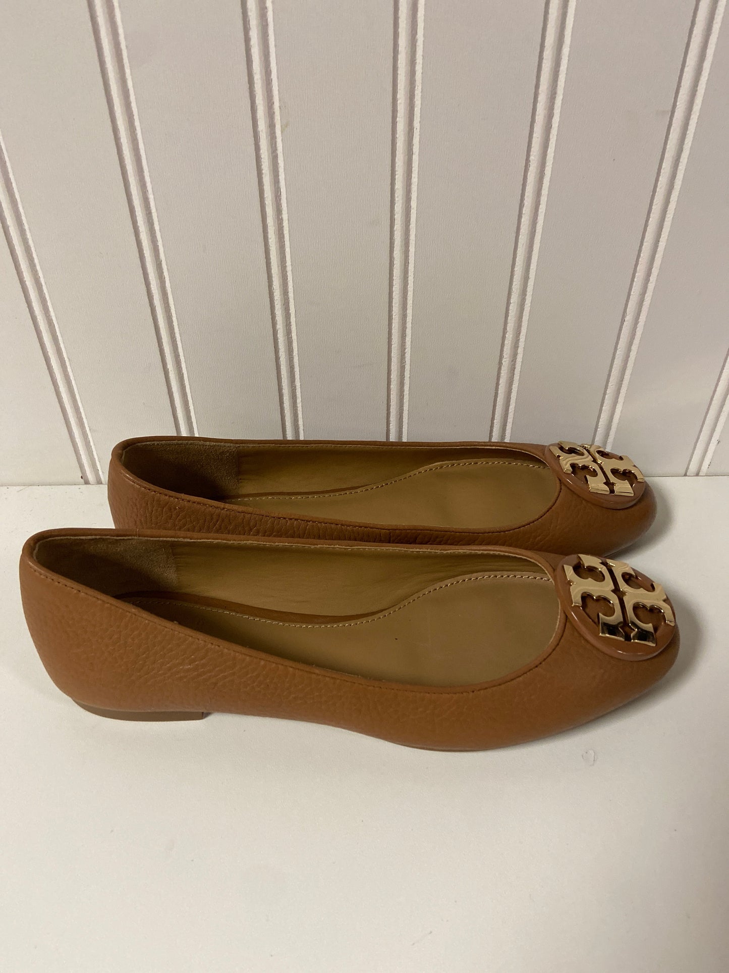 Shoes Designer By Tory Burch In Brown, Size: 5