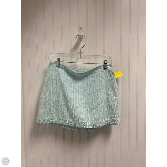 Skirt Designer By Lilly Pulitzer In Blue & White, Size: 4