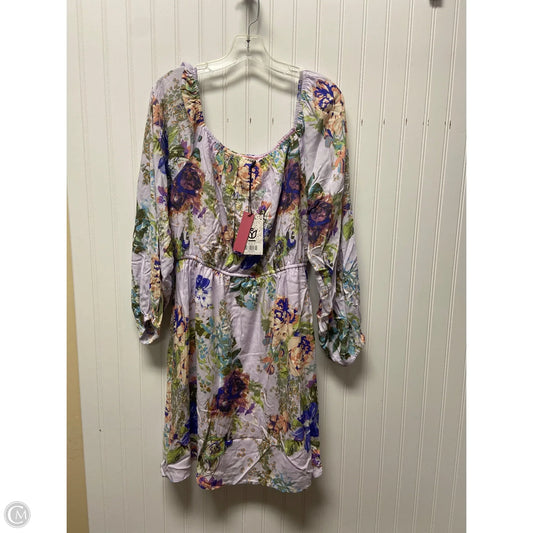 Dress Casual Short By Andree By Unit In Purple, Size: M