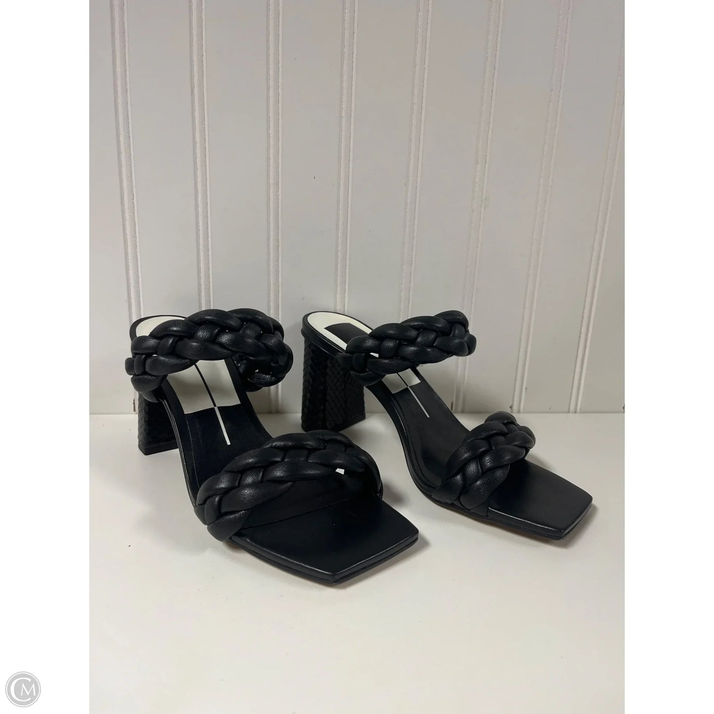 Sandals Heels Block By Dolce Vita In Black, Size: 6.5