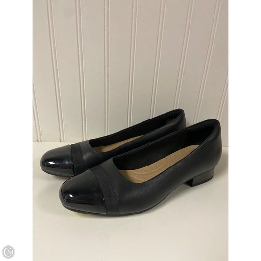 Shoes Heels Block By Clarks In Black, Size: 11