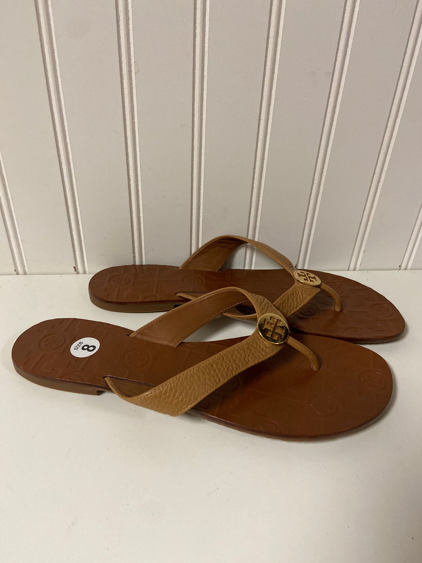 Sandals Designer By Tory Burch In Brown, Size: 8