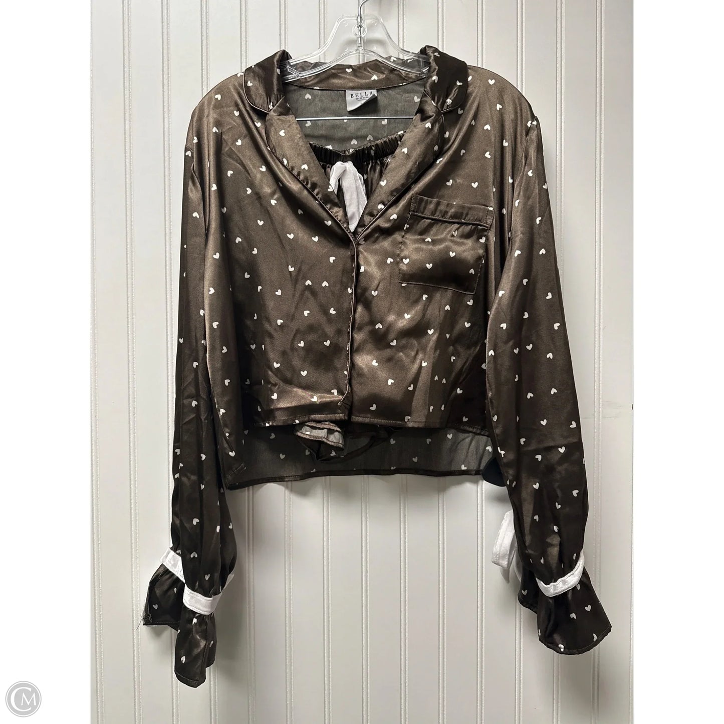 Lounge Set Shorts By Clothes Mentor In Brown, Size: M