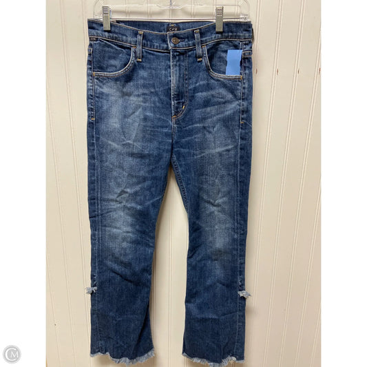 Jeans Flared By Citizens Of Humanity In Blue Denim, Size: 4