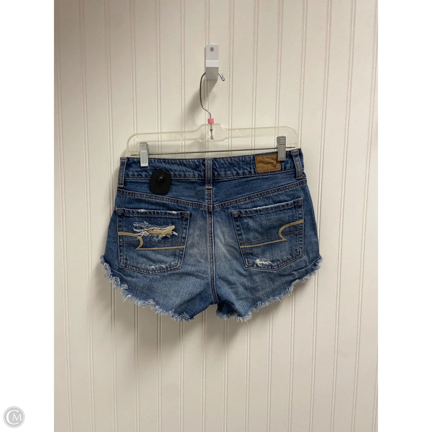 Shorts By American Eagle In Blue Denim, Size: 4