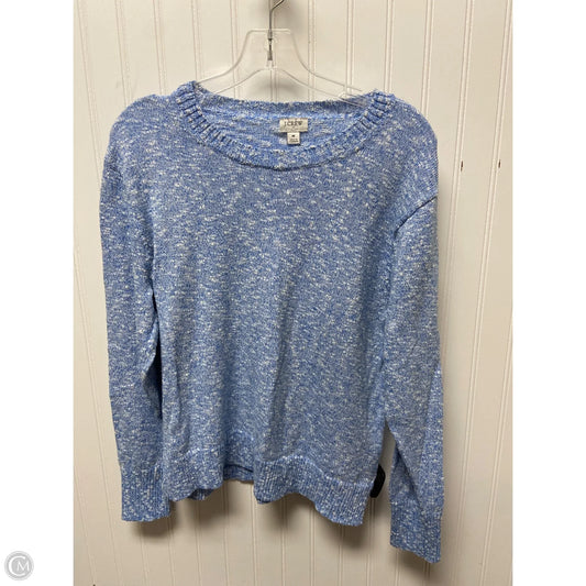 Sweater By J. Crew In Blue & White, Size: M